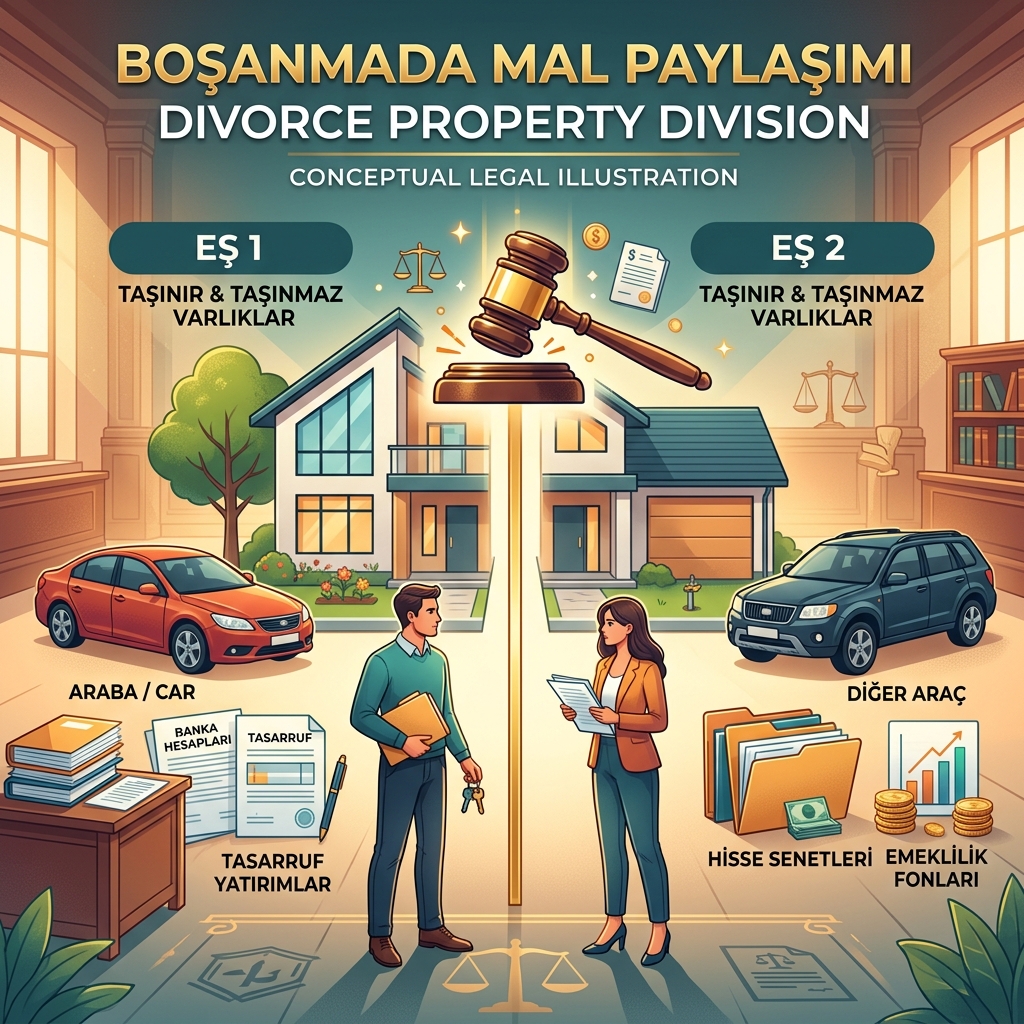 Boşanmada Mal Paylaşımı (Edinilmiş Mallara Katılma Rejimi)