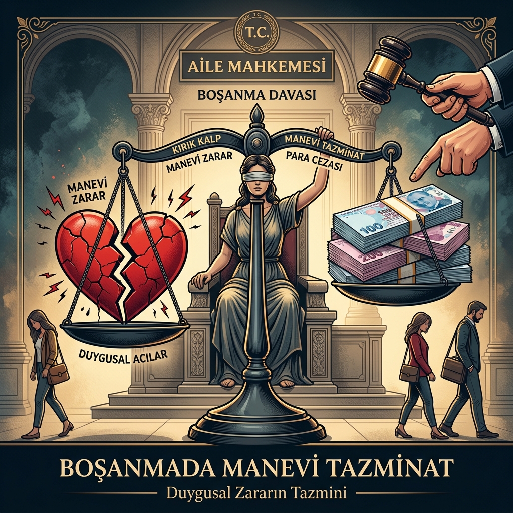 Boşanmada Manevi Tazminat Şartları ve Miktarı